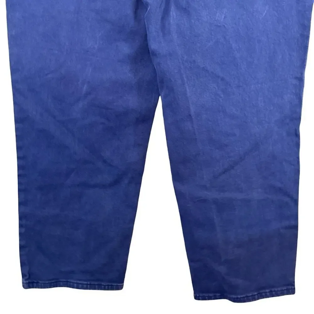 Everlane The Way High Curvy Jeans Organic Cotton Violet Ankle Tapered sz 32